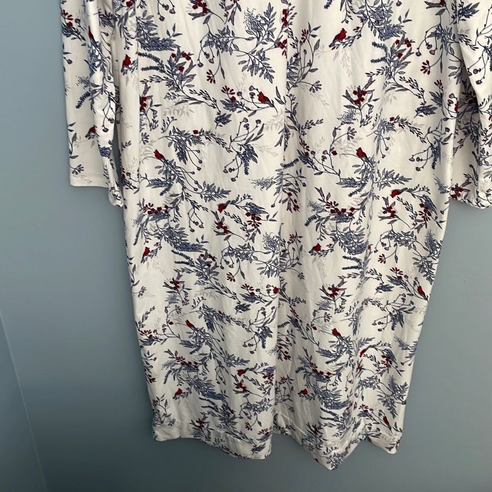 Adonna Intimates Cardinal Nightgown Medium Polyester Ruffles - Picture 6 of 6